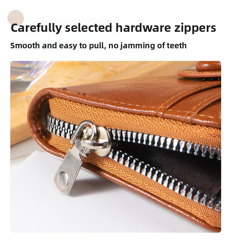 Fashion Multi-card Wallet, Unisex, Zipper Change Bag, Card Bag.