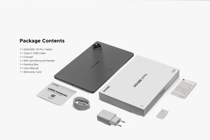 Global Version Doogee U11 Pro Android 15 Tablet Pc 11 Inch Ultra-Clear 90Hz Display 30Gb(6+24) 256Gb 8580Mah Battery Tablet