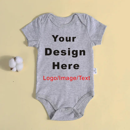 DIY IHR Design Neugeborenen-Anpassungs-Body, langärmeliger und kurzärmliger Overall, einfacher, individueller Baby-Strampler.