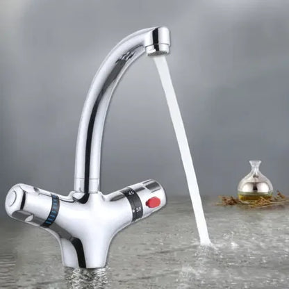 Thermostatic Tap Kitchen Sink Mixer Stainless Steel Tap