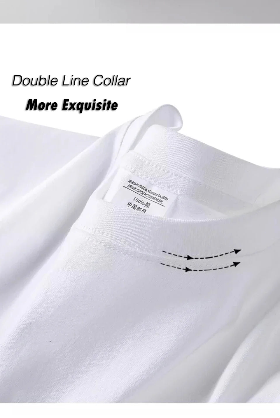 100% pure cotton summer high-end brand men's short sleeve round neck fashionable style half sleeved top breathable T-shirt.