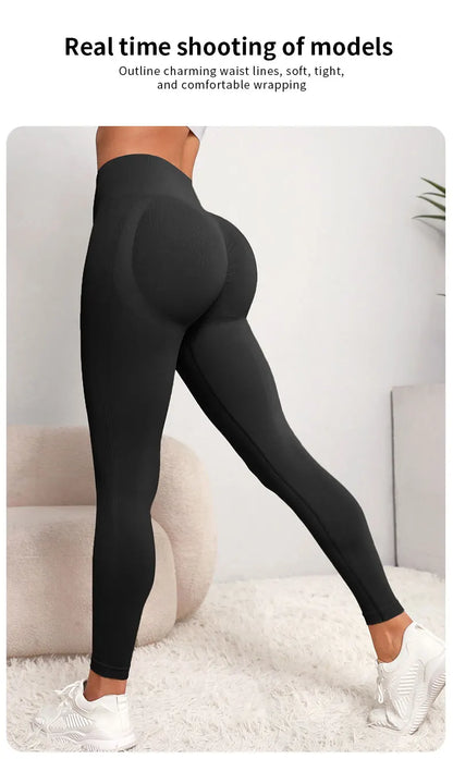 Women Seamless Hip Lifting Women Seamless Sports Leggings High Waist Fitness Leggings Push Up Yoga Leggings Gym Clothing Sports.