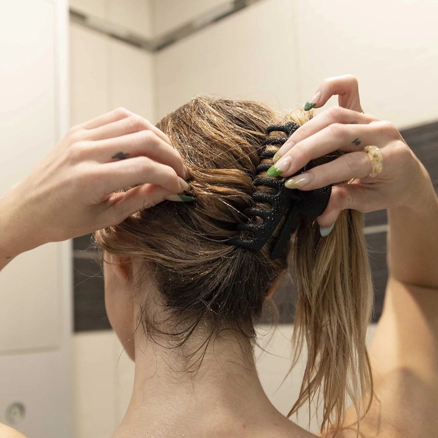 Brown Hair Accessories for Woman Set Ponytail Holders Variety Hair Clips Hair Scrunchies HairBands Scrunchy HairTies.