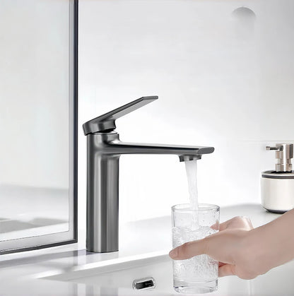 VGX Bathroom Faucets Luxury Gold Basin Mixer Sink Faucet Gourmet Washbasin Tapware Hot Cold Water Tap Brass Chrome Black Grey