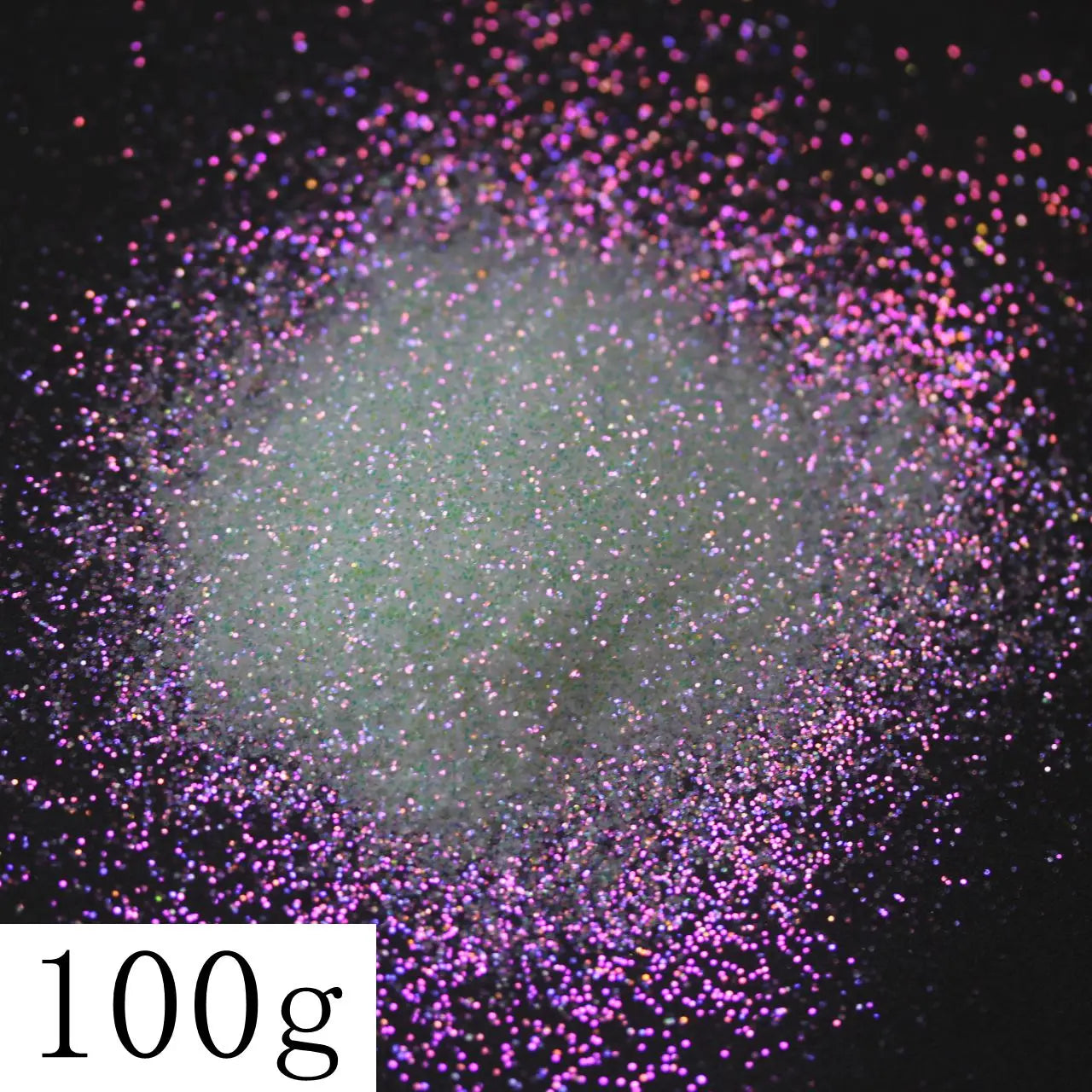 Ultra Fine Colorful Spark - Solvent Resistant White Iridescent Glitter -  - 015 Size, 0.5 mm