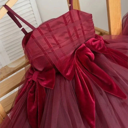 Mädchen Sling Prinzessin Kleid Kinder Kleid Neue Geburtstag Party Outfit Formelle Veranstaltung Passende Leistung Tragen Kleider.