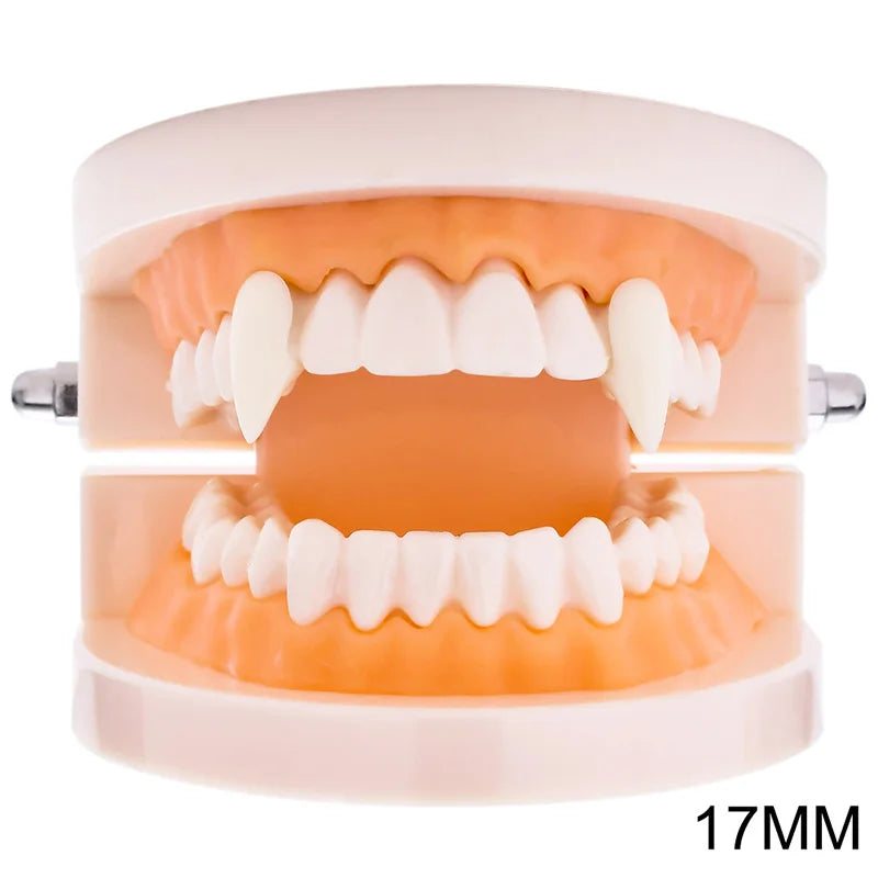 Neue 4 größe Vampire Zähne Fangs Zahnersatz Requisiten Halloween Kostüm Requisiten Party Favors Urlaub DIY Dekorationen horror erwachsene für kinder.