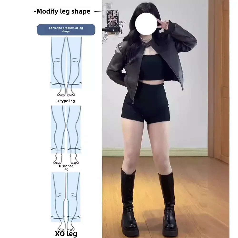 Black High-waisted Elastic Shorts Women's Slimming Petite Brief 2024 New Style Trendy Female Shapewear.