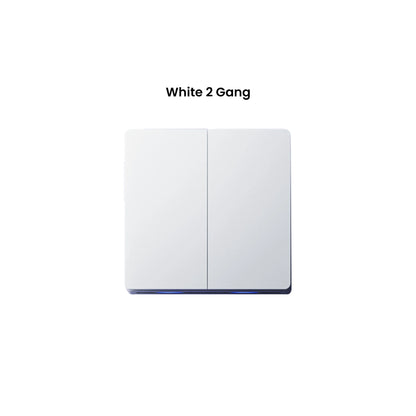 GIRIER Smart Lichtschalter WiFi Druckknopf Wandschalter Neutralleiter erforderlich 1/2/3/4 Gang Funktioniert mit Tuya Alexa Google Home