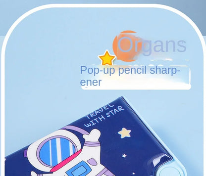 Astronaut multifunktion ale Büro Briefpapier Box Grundschule Schüler große Kapazität Feder mäppchen Cartoon Geschenk 6-teiliges Set