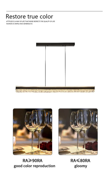 Restaurant-Pendelleuchten für Dach, Pendelleuchte im nordischen Stil, jetzt Stehtischlampe, Küchenlampen, Esstischlampe, LED-Kronleuchter.