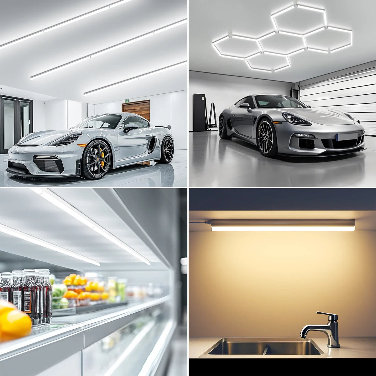 Energy Saving T5/T8 15W/25W LED Tube AC220V Fluorescent Tube Bulb for Shop Exhibition Halls Lighting,EU US Plug Connect Wire.