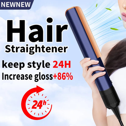 2 IN 1 Professional Hair Straightener & Hair Dryer Styling Tool Negative Ion hairdryer Iron Long-Lasting airstrait