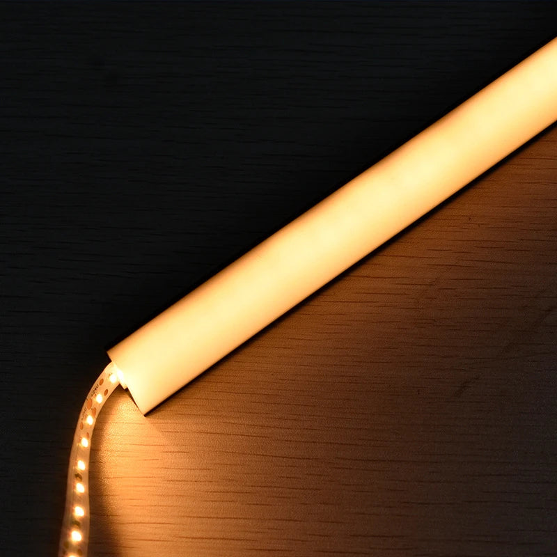 1-10m 90° Glowing LED V-Type Neon Silicone Tube Rope Lamp Flexible Waterproof Channel For WS2811 WS2815 Outdoor Neon Strip Light.