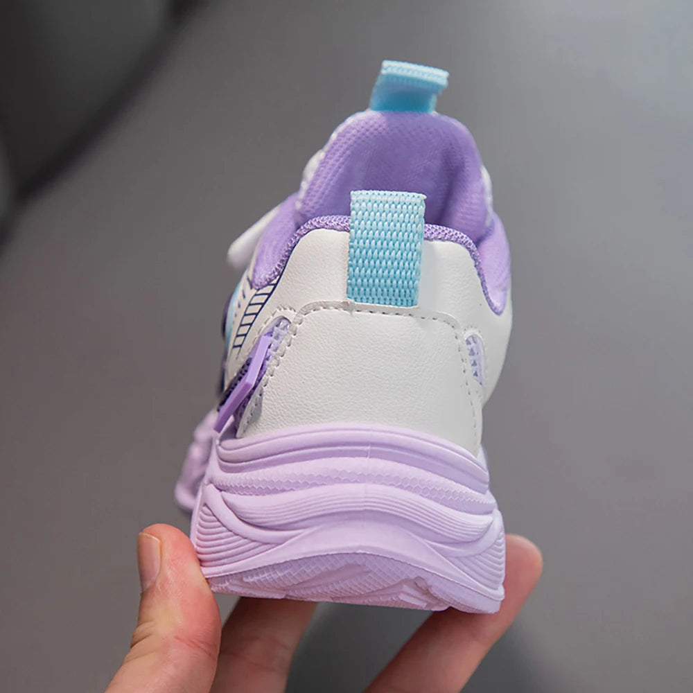 Autumn Children Sport Shoes Mesh Breathable Teenager Kid's Sneakers Boy's Girl's Running Shoes Trend Fashion Sport Shoes.