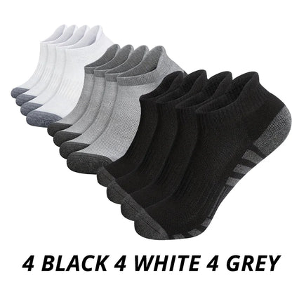 6/12 Pairs Men's Outdoor Gym Socks High Quality Comfortable Soft Ground-Gripping Football Large Size New Style
