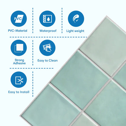 20PCS 3D Matte Wall Panels, 30×30cm – Peel and Stick Tiles for Kitchen, RV, and Bathroom Renovations, Decorative Wall Panels