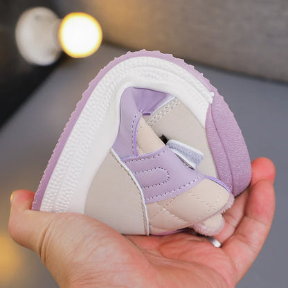 2023 Children sports Fashion shoes  winter warm walking shoes Casual sneakers for kids.