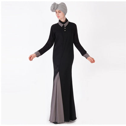 Ramadan Eid Black Abaya Damen Dubai Islam Muslim Women Clothing Modest Dress Kebaya Kaftan Robe Musulmane Caftan Marocain Femme.