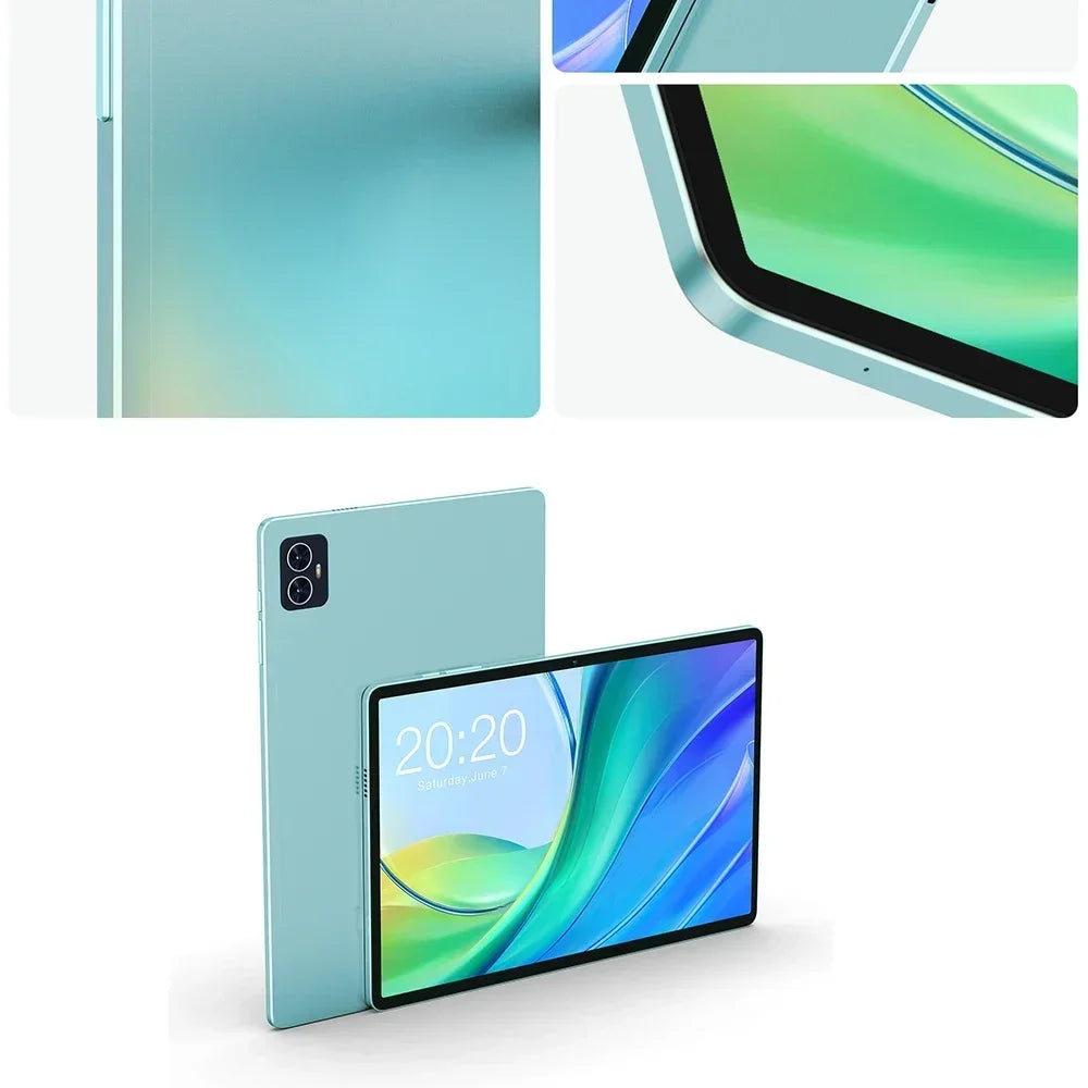 Teclast M50 Tablet 6GB RAM 128GB ROM Unisoc T606 Octa-core 10.1inch TDDI Android 14 WiFi BT5.0 6000mAh Type-C Tablet Case