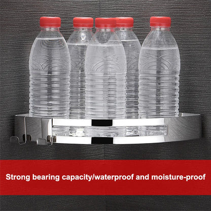 1/2/3 Schichten Eckduschregal Badezimmer Shampoo Duschregal Halter 304 Edelstahl Schlagfrei Küchenstativ Eckständer