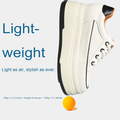 Fujin 9cm Cow Suede Genuine Leather Women Vulcanized Shoes Platform Wedge Skate Boarding High Brand Heels Casual Summer Shoes.