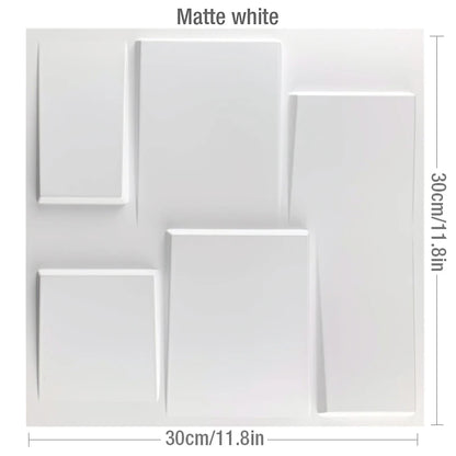 12pcs/1m² 30cm wall renovation 3D Stereo Wall Panel Diamond Wood grain tile 3D wall sticker living room Bathroom Waterproof pape