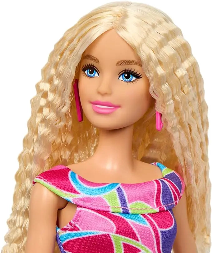 Original Barbie Fashionistas Doll Blonde Wavy Totally Hair Dress Accessories Toys for Girls 65th Anniversary Vintage Collectible.