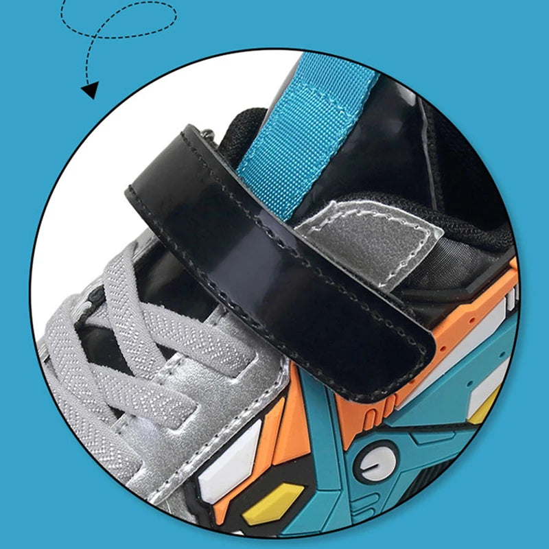 Kids Casual Shoes Boys Leather 5-15y Children Tennis Fashion Sneakers Toddlers Outdoor Cartoon Size 28-39.