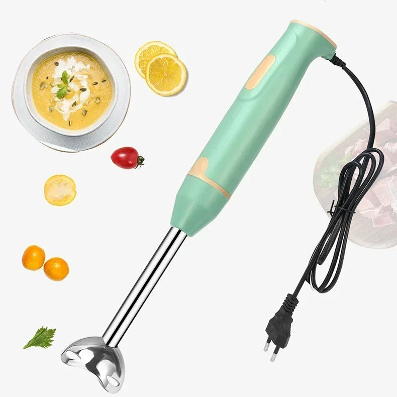 Electric Handheld Food Mixer, Multifunction Egg Beater & Veggie Blender/Chopper with Stainless Steel Whisk for Kitchen Tools.