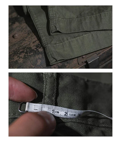 Bronson 1947 Model 838A OD7 Fatigue Utility Pants Men HBT OG-107 Baker Trousers