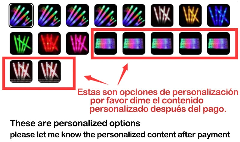 15/30/60Pcs Glow Foam Stick Groß Bunte RGB LED Cheer Tube Dunkles Licht Glow Sticks Weihnachten geburtstag Hochzeit Party Liefert.