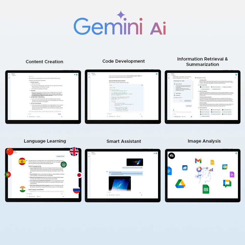Doogee 2 in 1 Tablet Pc Tab E3 Max Gmini Ai 14" 2.1K Display Android 15 32Gb (8+24) 256Gb 13500Mah Battery Helio G100 Tablet Pc.