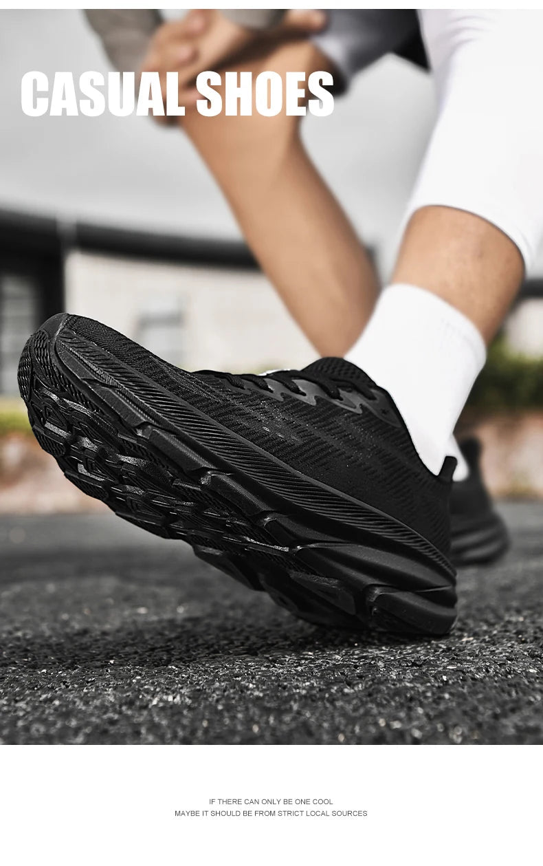 Men's Running Shoes Luxury shoes Couple Outdoor Sneakers Cushioning Breathable Mesh Off-road Trainer Shoes Race Non-Slip Fashion.