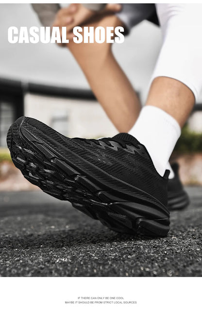 Men's Running Shoes Luxury shoes Couple Outdoor Sneakers Cushioning Breathable Mesh Off-road Trainer Shoes Race Non-Slip Fashion.