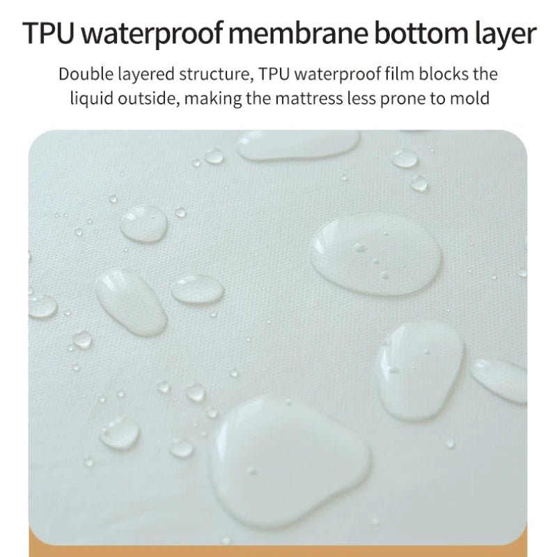 Waterproof Fitted Bed Sheet With 360 Elastic Band Mattress protector Cover Bedspreads for Single Double King Queen Size Bedsheet.