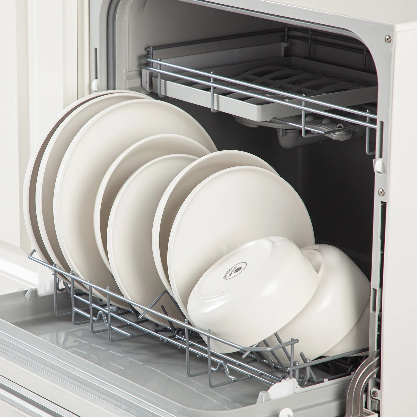 MALACASA 24 Piece Ceramic Plates Porcelain Dinnerware Set with 6 Pcs Dinner/Dessert Plates/Soup/Bowl Tableware Set Service for 6.