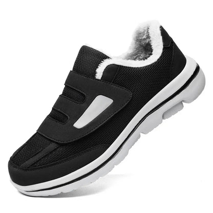 Winter Warm Elderly Shoes With Wide Toe Box Diabetic Shoes For Fat Foot Orthopedics Swollen Feet Thumb Eversion Foot Pain Relif.
