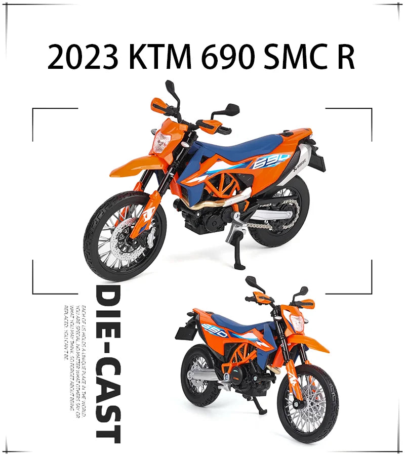 Maisto 1:12 KTM series KTM RC 390 690 DUKE 1290 simulation alloy motocross authorized motorcycle model toy car Collecting gifts.