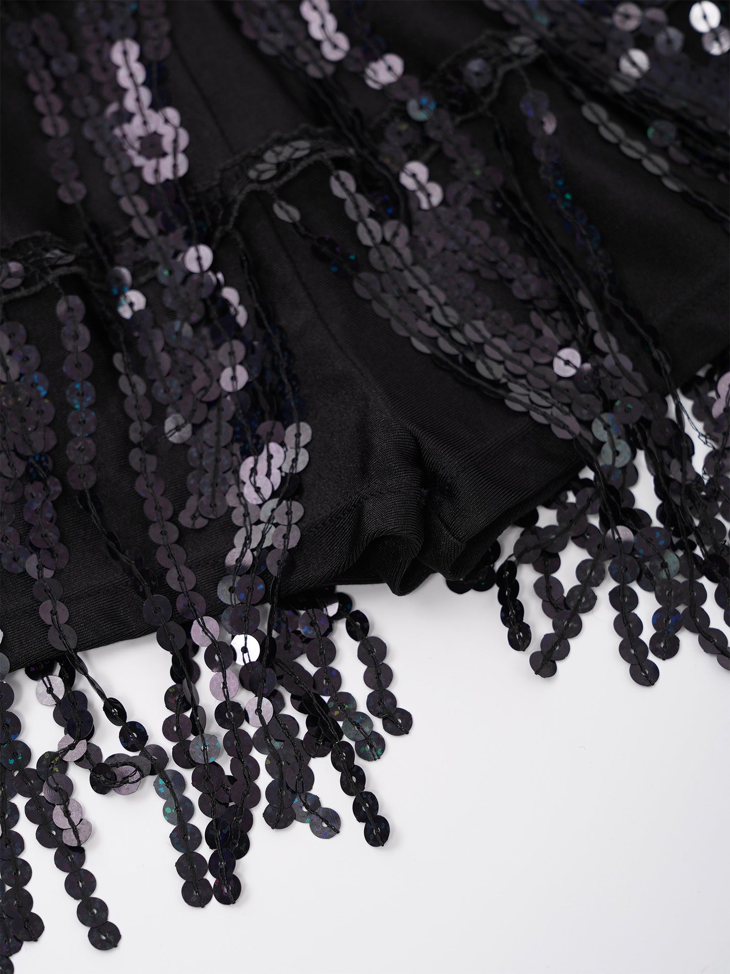 Kind Mädchen Ärmellose Glänzende Pailletten Quaste Boyshorts Kleid Latin Jazz Dance Cha-cha Samba Bühne Leistung Kostüm Dancewear.