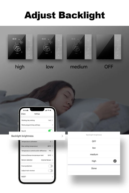 WiFi Thermostat Tuya Smart Home Thermoregulator For Boiler/Electric/Underfloor Heating Temperature Controller Alice Alexa Google.