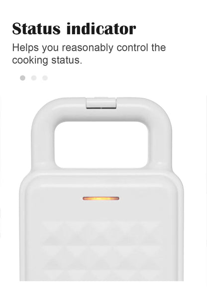 Sandwich machine breakfast machine household light food machine frying machine multi-function heating toast pressure toaster.