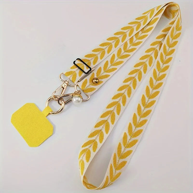 Adjustable Long Mobile Phone Lanyard Wrist Straps Lanyard for Keys Phone Charm Phone Strap Charm Strap Anti-lost Strap Rope.