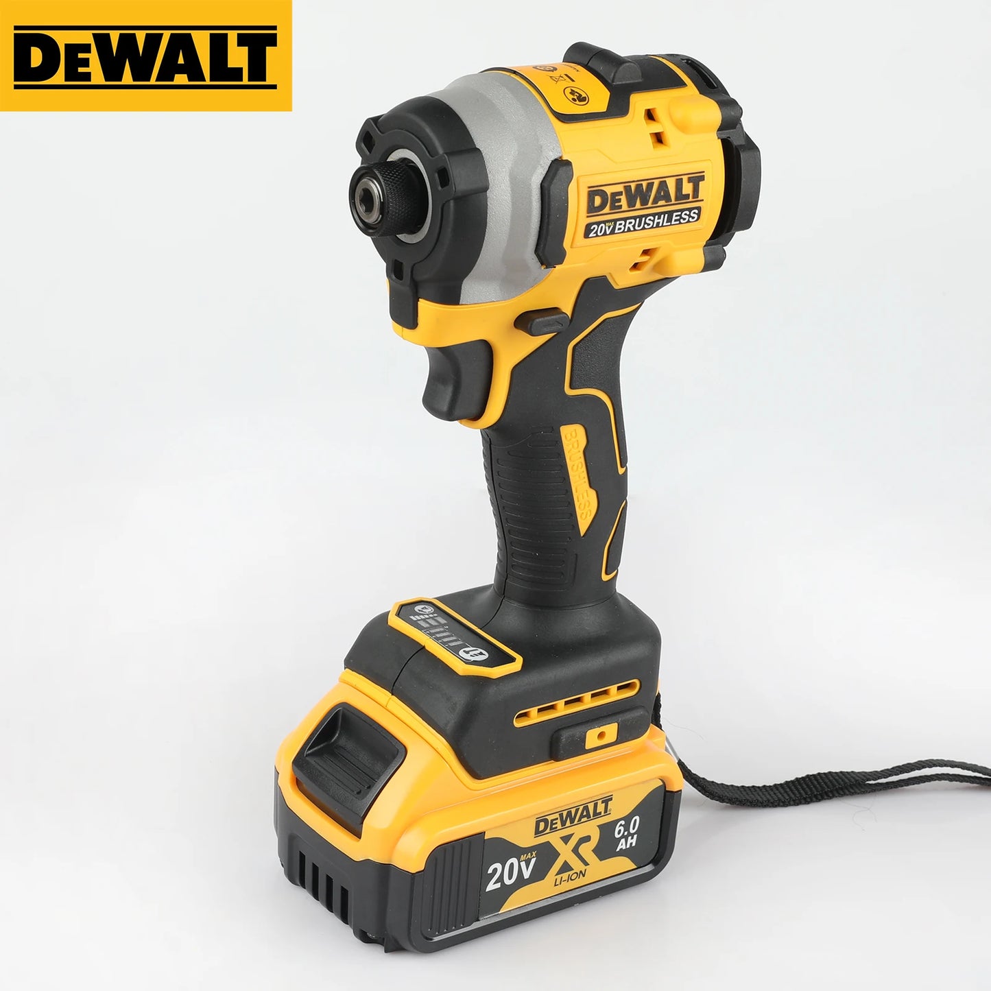 DeWalt DCF850 Bürstenloser 20-V-Lithium-Ionen-Schraubendreher, Bohrer und Auto-Reparatur-Elektrowerkzeug