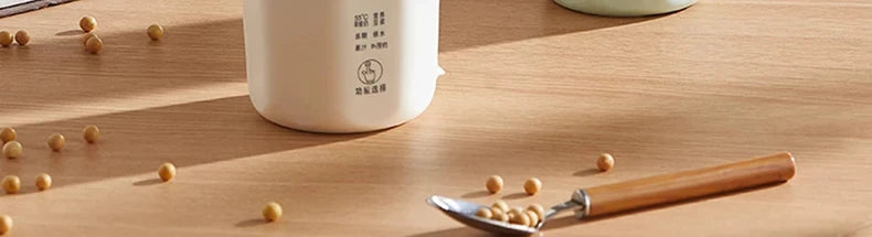 220V Mini Soy Milk Machine Electric Juicer Blender Mixer Wall Breaking Machine Soybean Milk Maker Breakfast Machine 350ml.