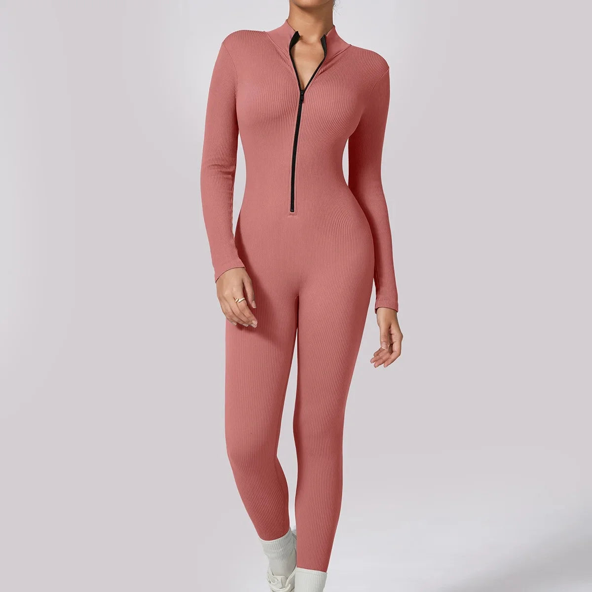 Women's Sporty Dry Fast Jumpsuit Yoga Suit Tight Dance Fitness One-Piece Clothing Set Comfortable Breathable Gymwear