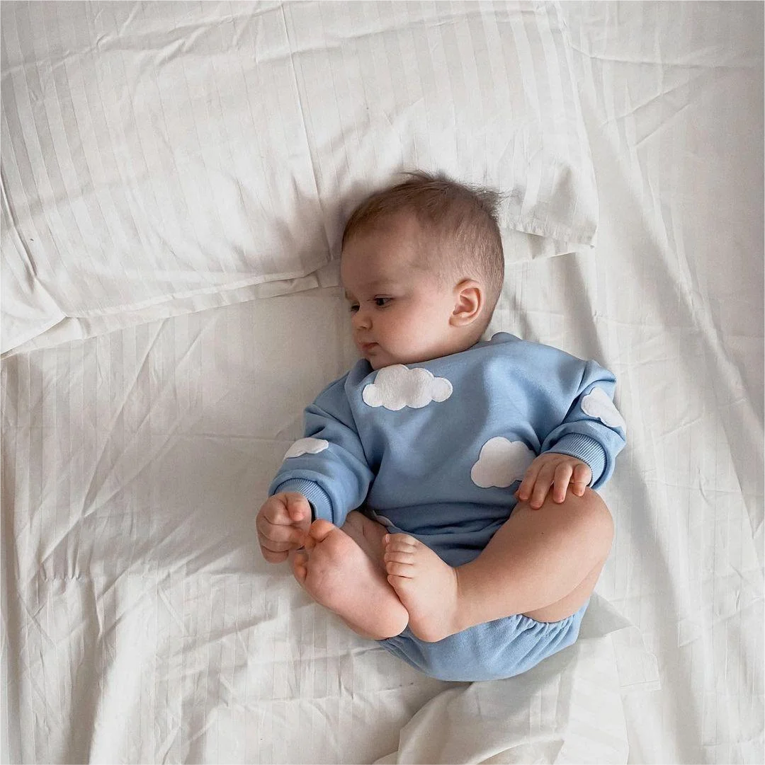 2024 Frühling Baby Kleidung Blumen Sweatshirt Stram pler Baby Mädchen Jungen Langarm Bodysuit Kleidung Neugeborene 0-12 Monate 24m Overall.