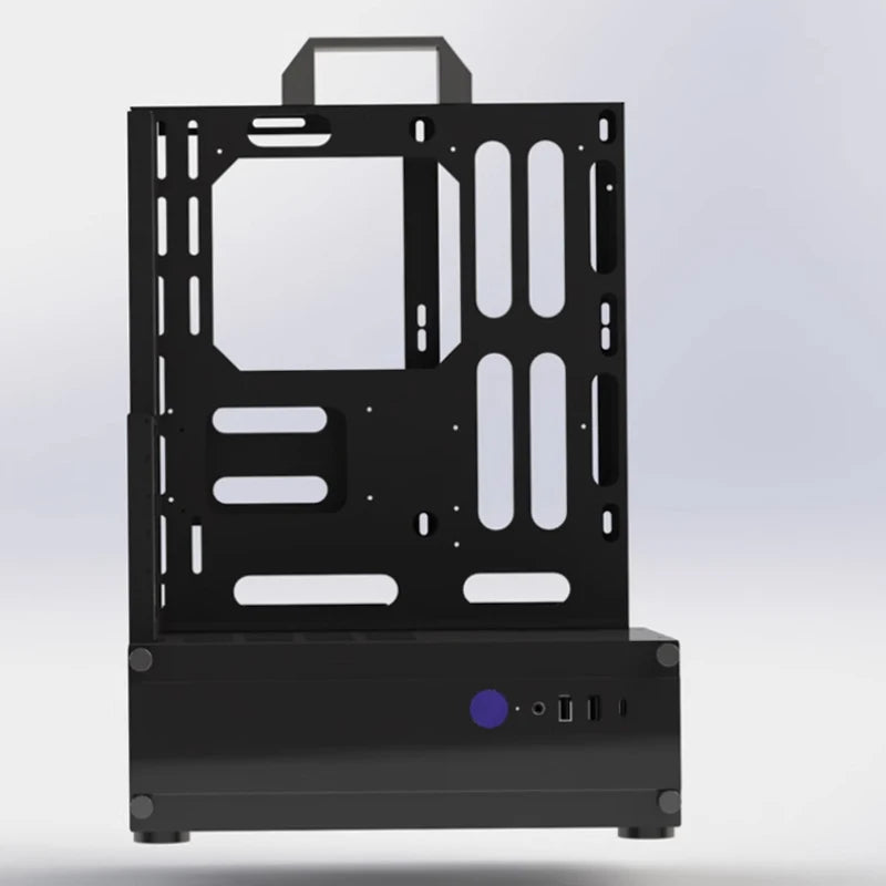 Open Type Computer Case Frame  Vertical Chassis Shelf ATX MOD DIY Desktop Gaming Gamer PC Cabinet Tower Gaming Support ATX/ MATX.