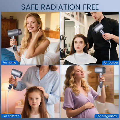 Hatteker 3200W Portable Hair Dryer 3 Temperature Settings Home Use Hotel Salon Professional Electric Blow Dryer for Travel