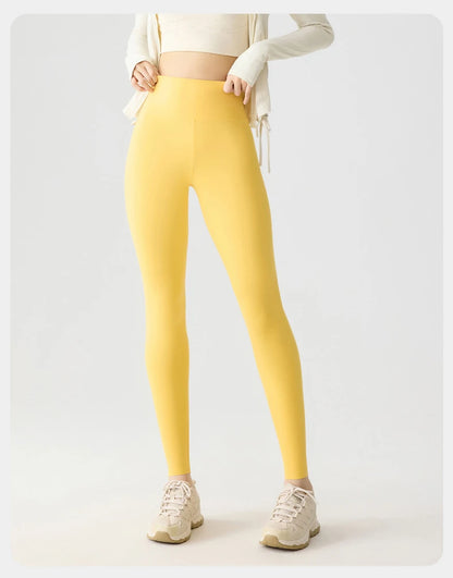 BIVIGAOS Spring Summer Multi Colored Thin Casual Fashion Sharkskin Leggings Women High Waist Tight Sport Cycling Fitness Legging